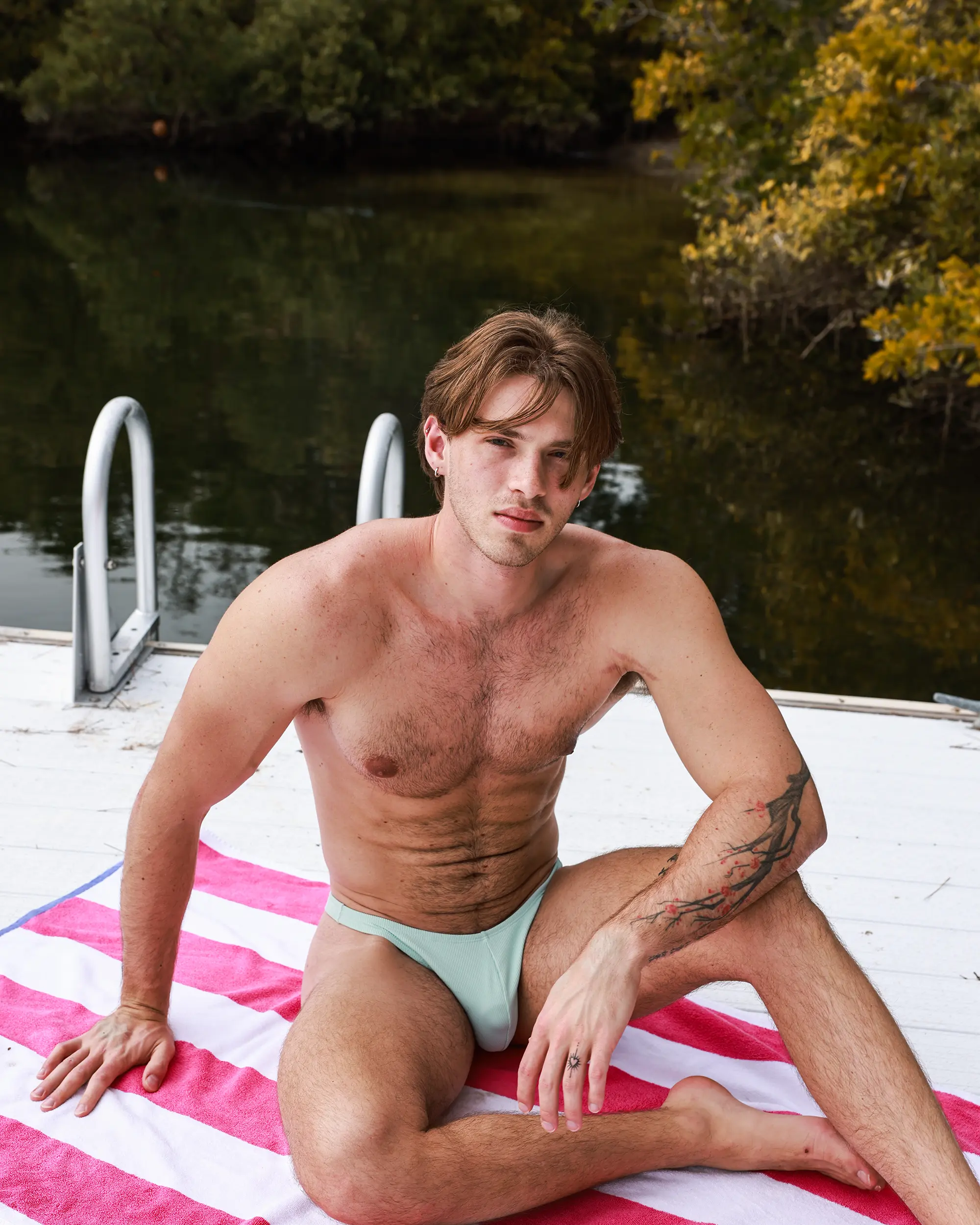 Lagoon Ribbed Swim Thong - Image 7