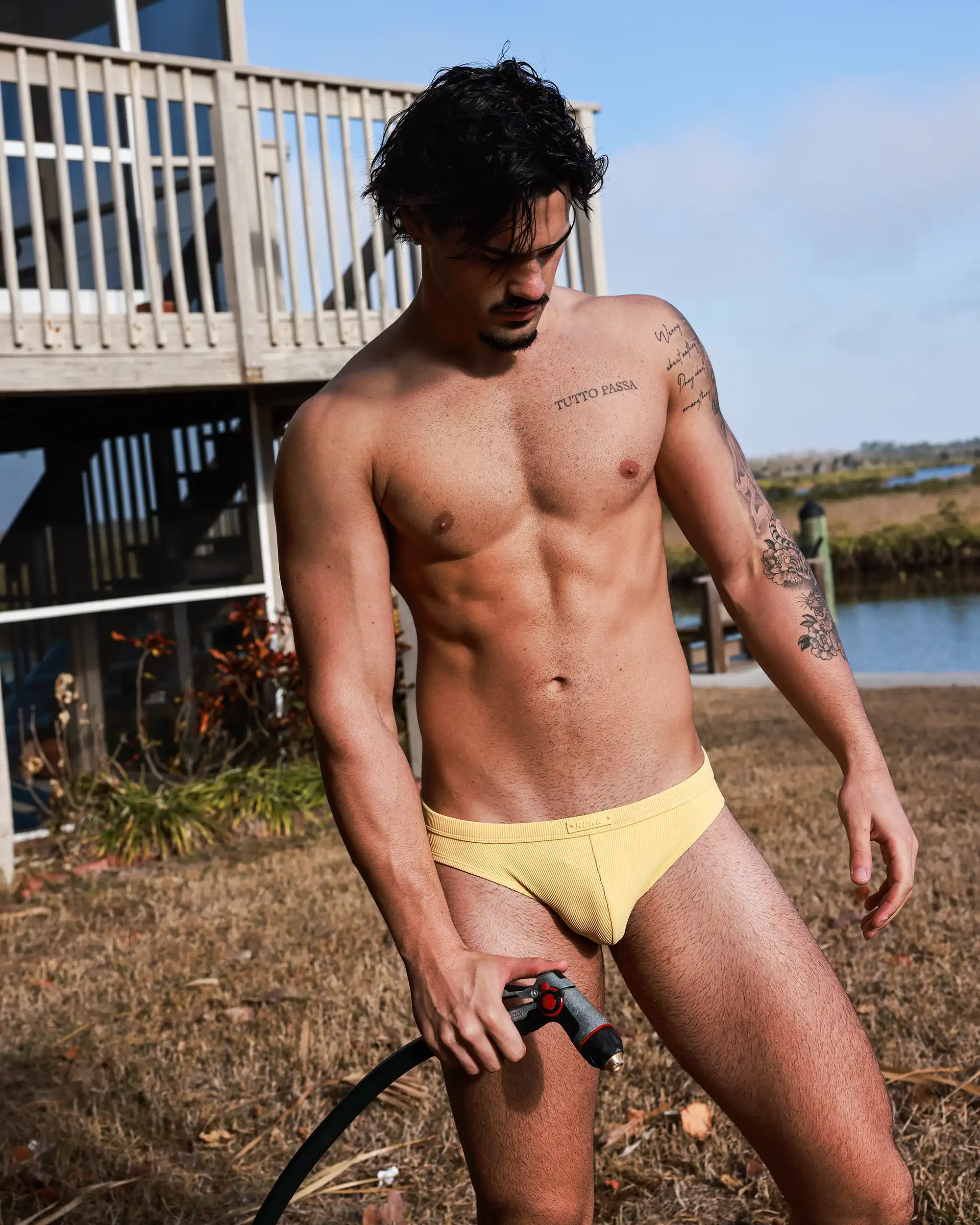 Sunwash Ribbed Swim Brief - Image 5